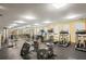 Well-equipped gym with various cardio machines and weight training equipment for residents at 1640 Villa Capri Cir # 206, Odessa, FL 33556
