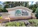Upclose view of the Walden Woods community sign at 2020 Greenwood Valley Dr, Plant City, FL 33563