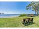 Comfortable bench overlooking the waterfront and kayak storage provides a serene spot to enjoy the beautiful views at 2700 Bayshore Blvd # 6210, Dunedin, FL 34698