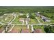 An aerial view highlights the home’s location within a peaceful, landscaped neighborhood at 2903 Cordoba Ranch Blvd, Lutz, FL 33559