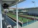 Bocce ball court and covered seating at community clubhouse at 2960 59Th S St # 215, Gulfport, FL 33707