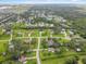 Picturesque aerial view of a residential neighborhood with lush green trees at 3515 E 34Th St, Bradenton, FL 34208