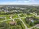 Picturesque aerial view of a residential neighborhood with lush green trees at 3515 E 34Th St, Bradenton, FL 34208