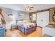 Charming bedroom with a barn door and warm wood accents at 3515 E 34Th St, Bradenton, FL 34208
