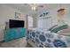 Comfortable bedroom with stylish furnishings and ample closet space at 4147 Grandchamp Cir, Palm Harbor, FL 34685