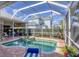 Gorgeous screened-in pool area with a relaxing spa, perfect for outdoor enjoyment at 4743 Spinnaker Dr, Bradenton, FL 34208