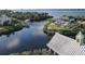 Waterfront property with private dock and lift on a scenic canal at 4743 Spinnaker Dr, Bradenton, FL 34208