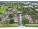 A beautiful aerial of a residential community featuring manicured landscaping and mature trees at 6262 142Nd N Ave # 1302, Clearwater, FL 33760