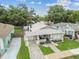 Aerial view of the property showcasing its well-maintained landscaping, inviting curb appeal and location at 904 E Hamilton Ave, Tampa, FL 33604