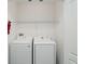 Laundry room featuring new front load washer and dryer at 12841 Buffalo Run Dr, Gibsonton, FL 33534