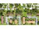 An overhead view shows a meticulously planned community with ample parking and green spaces at 1725 Pine Ridge E Way # E, Palm Harbor, FL 34684