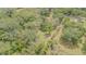 Extensive lot with mature trees, small garden area, and long driveway at 18110 30Th St, Lutz, FL 33559
