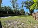 A large yard with mature trees and privacy fence at 3018 11Th N Ave, St Petersburg, FL 33713