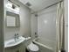 A simple bathroom featuring a shower and tub combo at 3018 11Th N Ave, St Petersburg, FL 33713