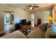 Comfortable living room with open layout, hardwood floors, and neutral tones at 3018 11Th N Ave, St Petersburg, FL 33713