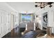 Spacious living room with hardwood floors and floor-to-ceiling sliding glass doors to personal balcony at 345 Bayshore Blvd # 1510, Tampa, FL 33606
