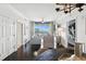 Modern living room with hardwood floors, stylish furniture, and a beautiful city view at 345 Bayshore Blvd # 1510, Tampa, FL 33606