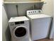 Laundry room with stacked front loading washer and dryer hookups for convenient laundry at 3535 41St S Ter # 219, St Petersburg, FL 33701