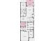 Illustrated floor plan showing layout for kitchen, bedrooms, bathrooms, living spaces, and garage at 3877 Consolare Ct, Wesley Chapel, FL 33543