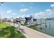 Boat dock with multiple boat lifts, offering easy access to the water at 400 64Th Ave # 202, St Pete Beach, FL 33706