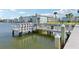 Image of Waterfront dock and grass lawn with view of multiple story buildings at 400 64Th Ave # 202, St Pete Beach, FL 33706