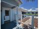 Exterior door view with partial view of the pool and boating canal at 4849 Floramar Ter, New Port Richey, FL 34652