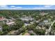 Beautiful aerial view showcasing the neighborhood with mature trees and well-maintained streets at 50 64Th S St, St Petersburg, FL 33707