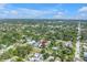 Aerial view of the neighborhood featuring lush trees and charming homes at 5124 3Rd N Ave, St Petersburg, FL 33710