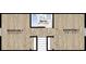 Upstairs floor plan with two spacious bedrooms with bath, providing a functional layout at 5124 3Rd N Ave, St Petersburg, FL 33710