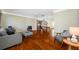 Spacious living room offering hardwood floors, neutral tones, and abundant natural light at 6219 Hampton N Dr, St Petersburg, FL 33710