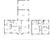 Detailed floor plan showcasing the layout of the home's rooms and their dimensions on two floors at 6301 13Th N Ave, St Petersburg, FL 33710