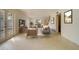 Contemporary living room showcasing open access and lots of light, complemented by stylish grey furnishings at 6301 13Th N Ave, St Petersburg, FL 33710