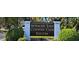 Entrance sign to Seminole Lake Country Club Estates at 6780 Greenbrier Dr, Seminole, FL 33777