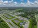 Aerial shot featuring a planned community with several ponds and lush landscaping at 8119 Trimbelle Ter, Parrish, FL 34219