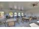 Community lounge area with tables, chairs, and fans, providing a comfortable space for gatherings at 828 Terra Vista St, Brandon, FL 33511