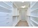 A large, well-organized walk-in closet with lots of shelves and drawers at 828 Terra Vista St, Brandon, FL 33511