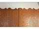 An interior wall with decorative molding with a scalloped edge adding a touch of architectural detail at 1448 Temple St, Clearwater, FL 33756
