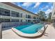 Enjoy the community pool on a beautiful day at 1485 Lakeview Rd # 2, Clearwater, FL 33756