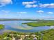 Waterfront property with panoramic views of the bay and lush greenery at 1531 75Th Ne Cir, St Petersburg, FL 33702