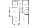 Detailed floor plan showing layout of bedrooms, living room, kitchen, and garage at 1706 Erin Brooke Dr, Valrico, FL 33594