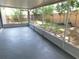 A covered patio with a view of the backyard at 2114 Intervista Ln, Valrico, FL 33594