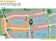 Community map shows the location of homesites around water features, streets, and neighborhood amenities at 27124 Capri Shores Cir, Englewood, FL 34223