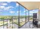 Scenic balcony view, featuring an elevated outdoor seating area with clear park views at 2901 26Th W St # 815, Bradenton, FL 34205