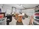 This spacious garage offers ample storage and potential for a workshop at 3013 W Crest Ave, Tampa, FL 33614