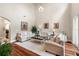 Inviting living room showcasing high ceilings, stylish decor, and a seamless flow into other areas at 3519 Heards Ferry Dr, Tampa, FL 33618