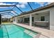 Enjoy the outdoors with a screened pool, spa, and covered patio for relaxation at 3999 Burdick Loop, Odessa, FL 33556