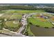 The community sports complex features baseball fields, soccer fields, and a paved parking lot at 3999 Burdick Loop, Odessa, FL 33556