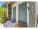 Front entrance with two doors and step at 441 75Th N Ave, St Petersburg, FL 33702