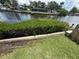 Waterfront lot featuring lush greenery and waterway access, creating a relaxing outdoor space at 4641 Carson Ne St, St Petersburg, FL 33703