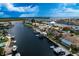Beautiful waterfront community with private docks and lush greenery along the serene canals at 5008 Glenn Dr, New Port Richey, FL 34652
